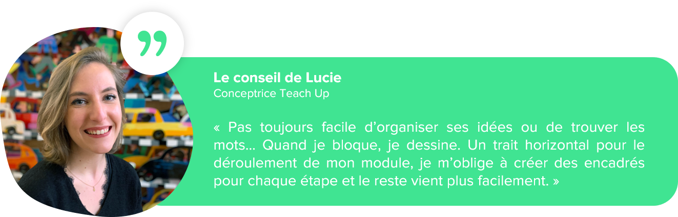 Le conseil de Lucie