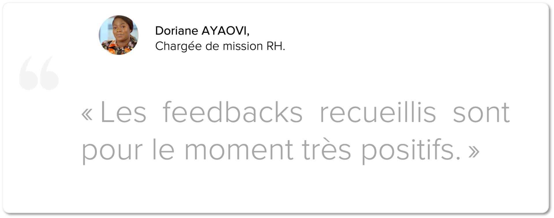 doriane témoignage