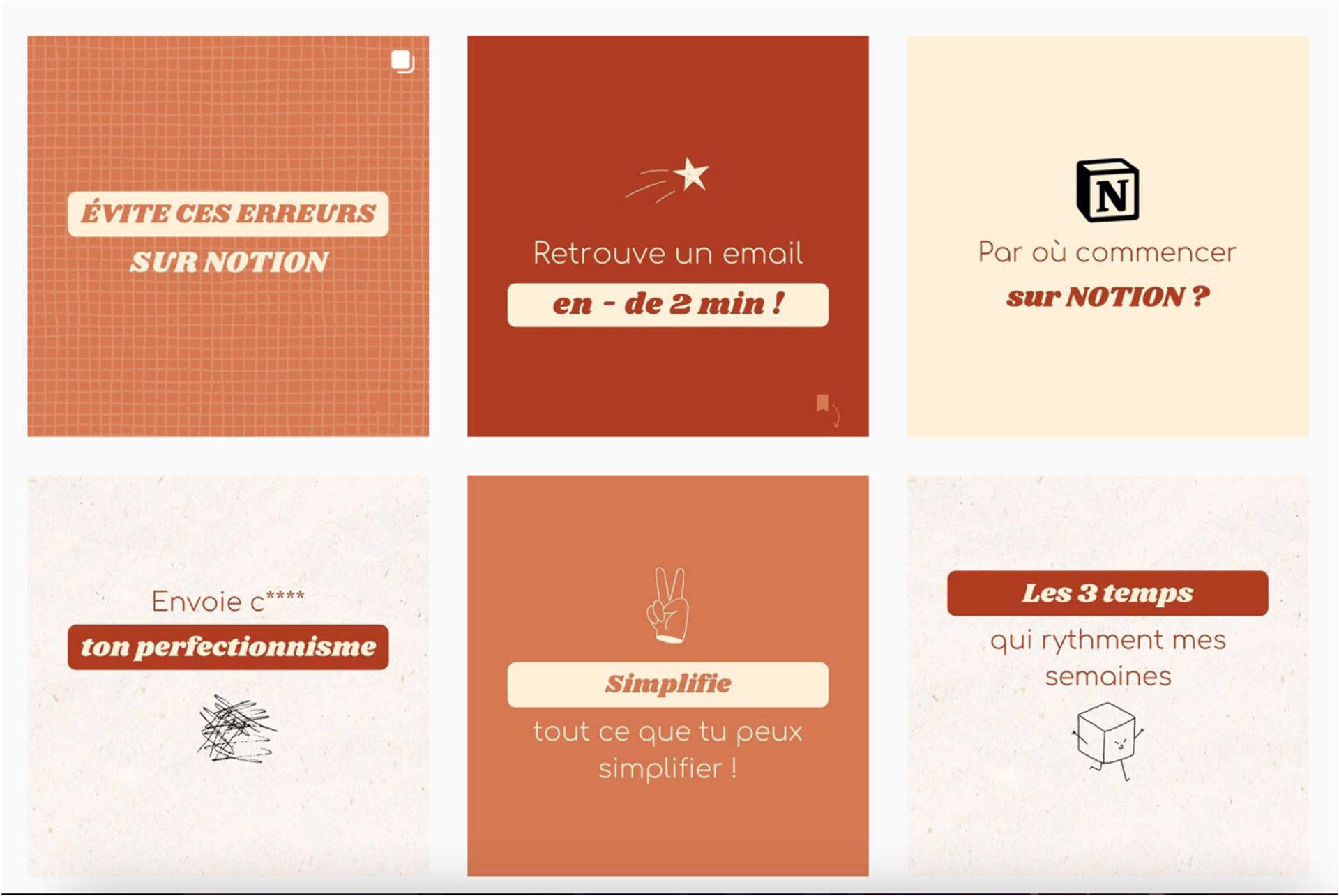 Le feed instagram, format tendance